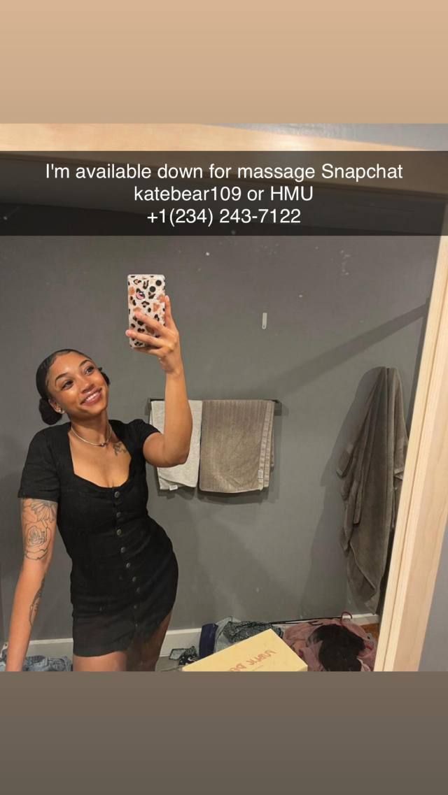 I’m Available for sex hookup, massage and I also sell nude videos too 👅 Hit me up on Snapchat: katebear109 or text +123424371 - Image 2